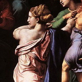 Gulia Farnese na fragmencie obrazu Rafaela